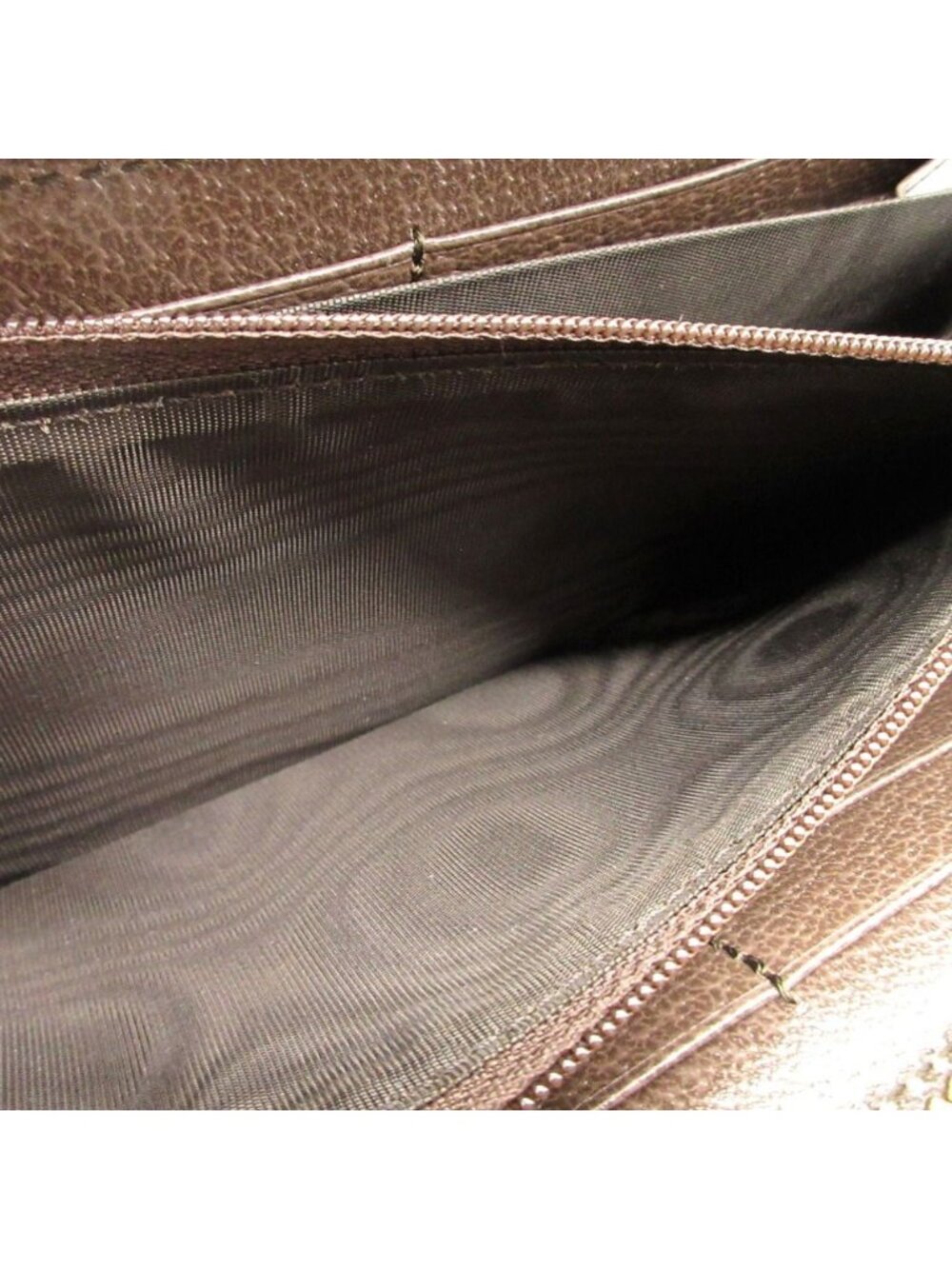 Gucci GG Supreme Zip Around Wallet Ophidia Brown - Picture 5 of 8